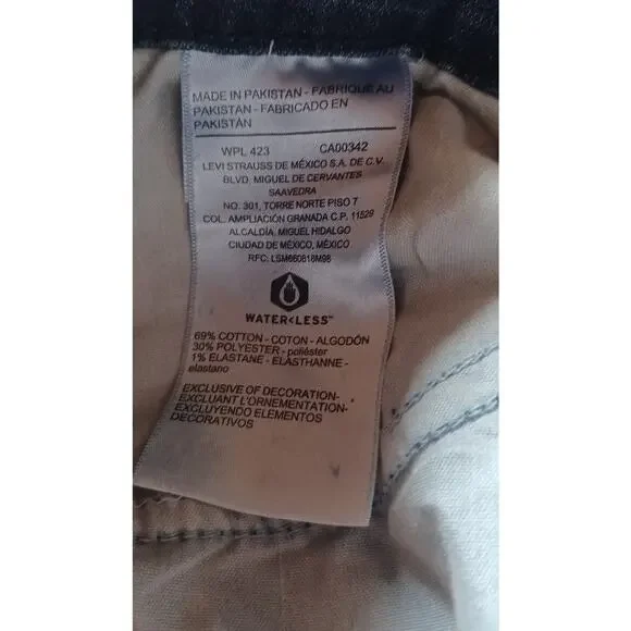 Levi’s Signature Mid Rise Bootcut Jeans Womens Size 16M Blue Medium Wash Stretch - Picture 6 of 9